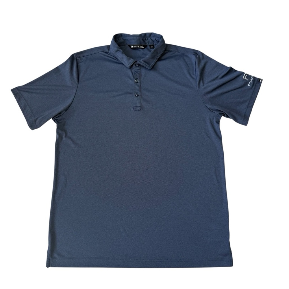 Travis Mathew Men's Blue Golf Shirt | Size XL | FM Championship - Picture 2 of 7
